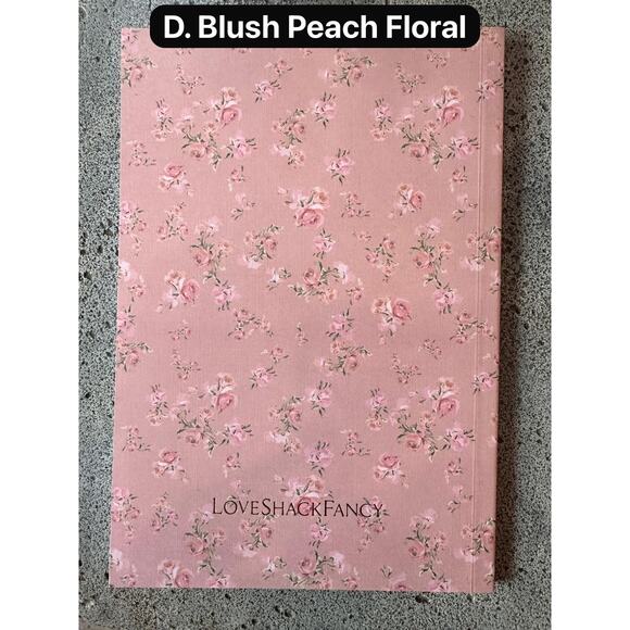 LoveShackFancy Rose Printed Blank Paper Notebooks-Choose 1 of 4 Different Styles - Picture 5 of 5
